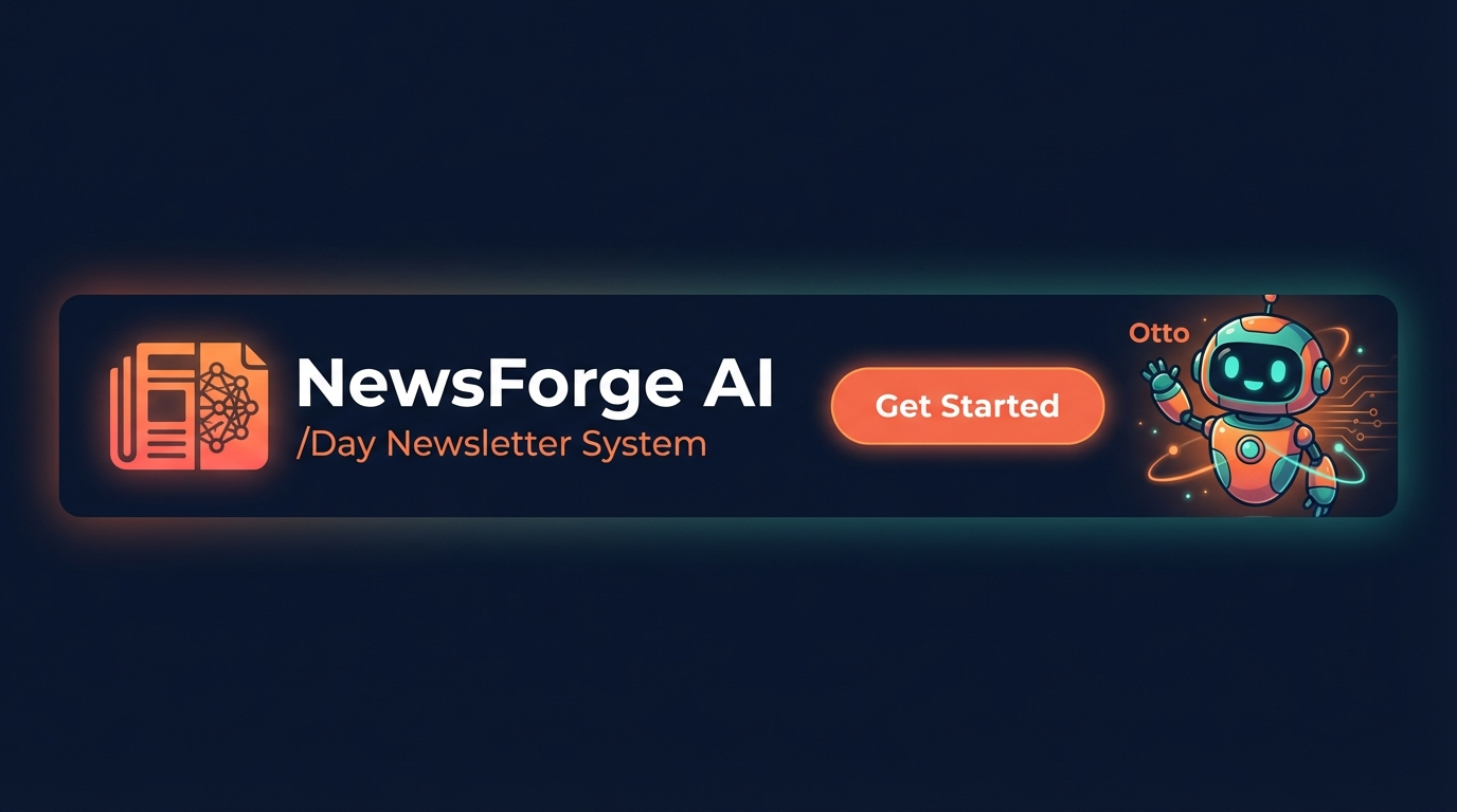 NewsForge AI 728x90 Banner